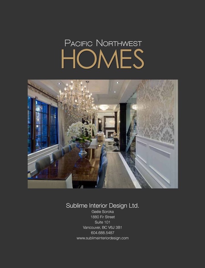 Feature in "Pacific Northwest Homes" by Panache