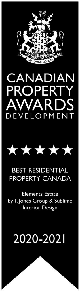 WINNER OF INTERNATIONAL PROPERTY AWARDS 2020, THREE WINS OF ELEMENTS ESTATE: BEST RESIDENTIAL PROPERTY CANADA & BEST KITCHEN DESIGN CANADA & BEST INTERIOR PRIVATE RESIDENCE CANADA