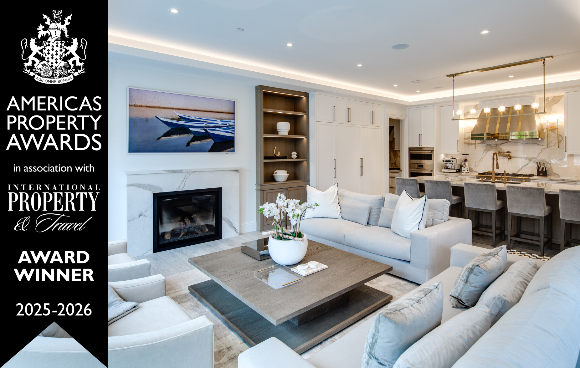 Luxe Haven Subime wins Residential Interior Private Residence British Columbia in the International Property Awards 2025-2026
