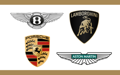 A multi-magazine Feature in Bentley, Lamborghini, Porsche and Aston Martin